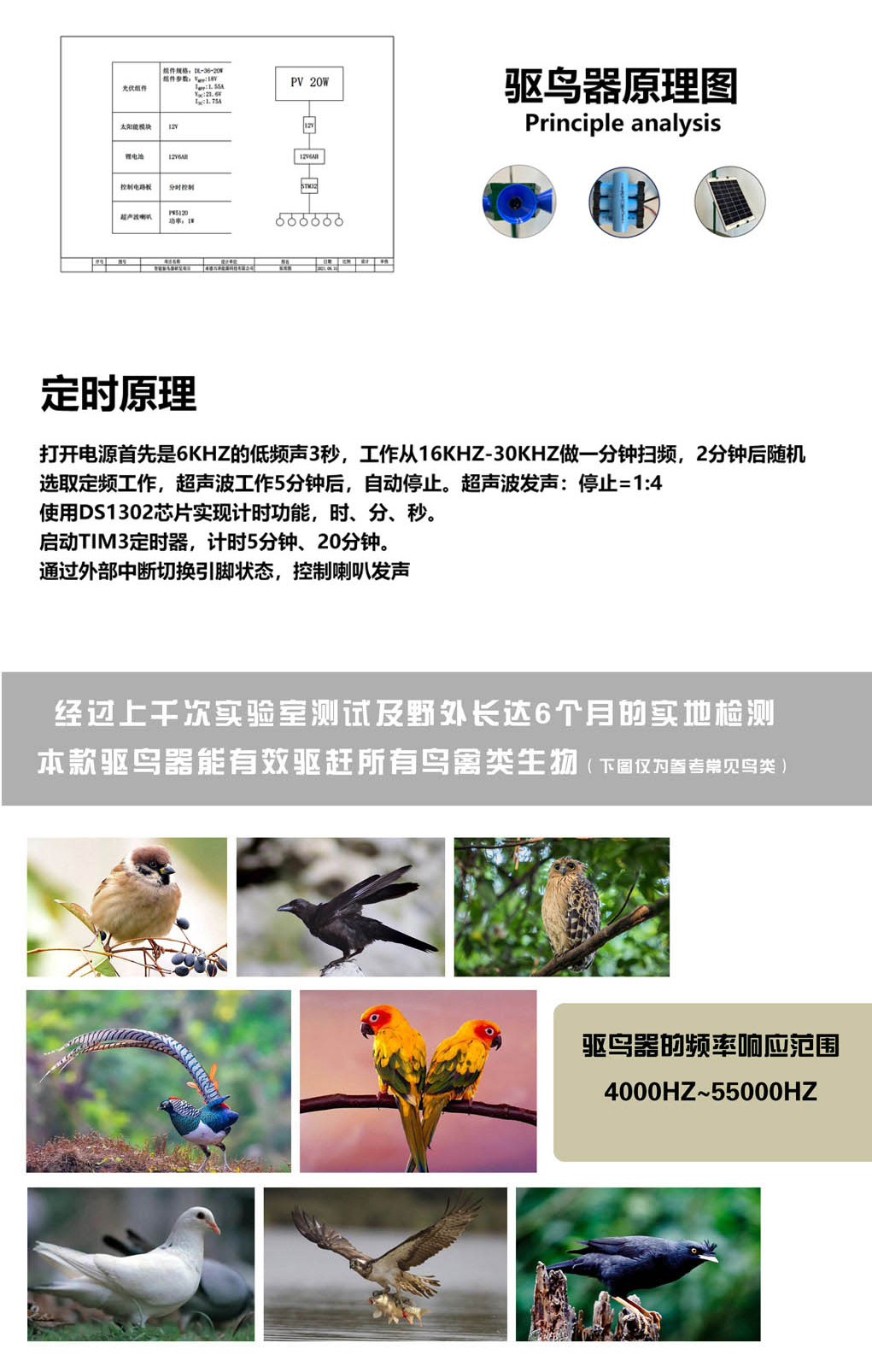 光伏电站专用驱鸟器 - 细节图 4