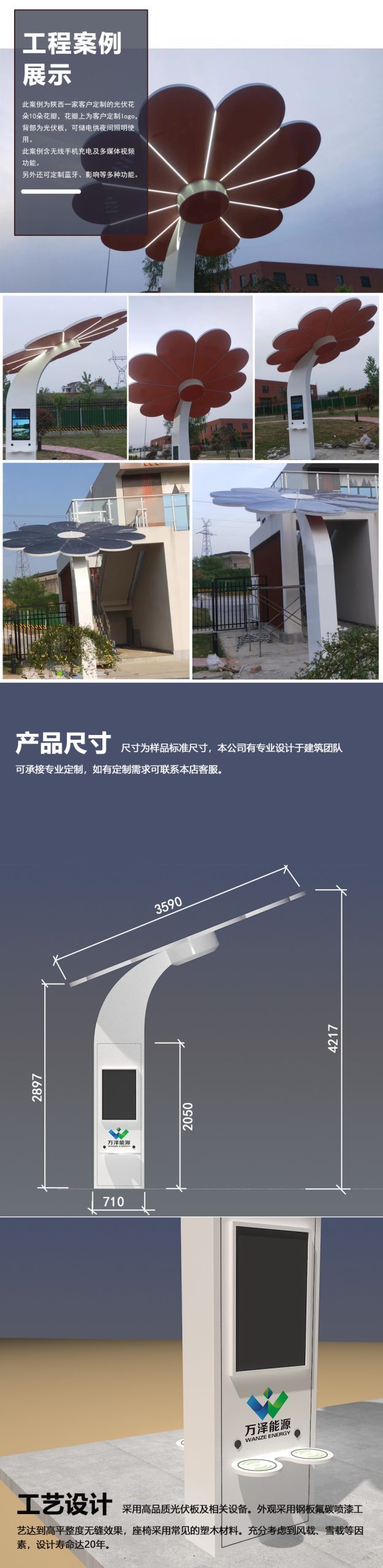 光伏遮阳花 - 细节图 2