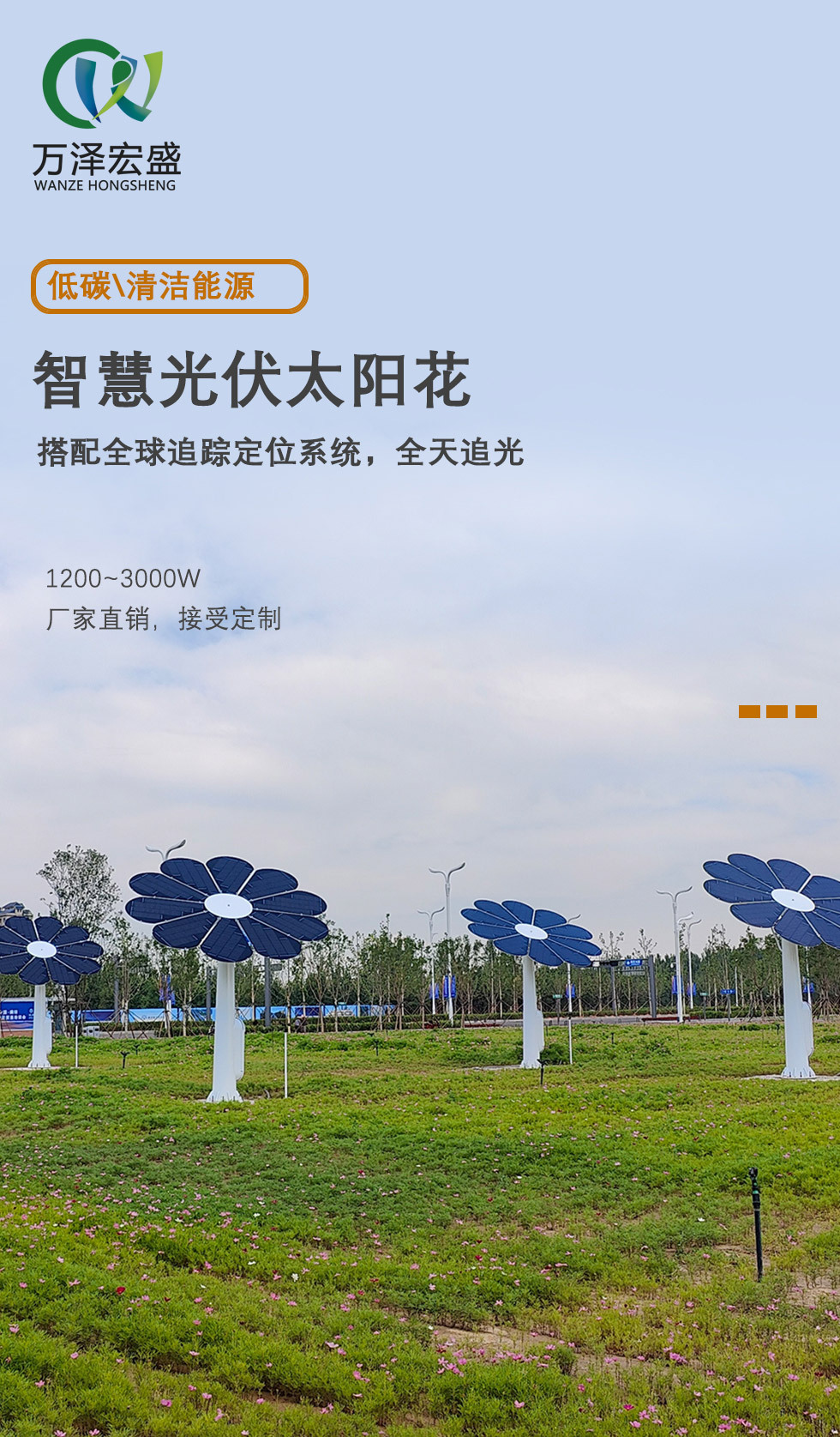 双轴光伏太阳花 - 细节图 1