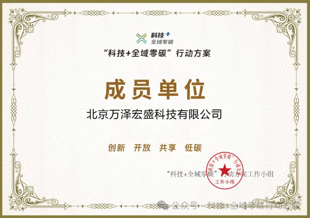 万泽子公司成为“中国洪堡国际零碳园区委员会”会员单位。